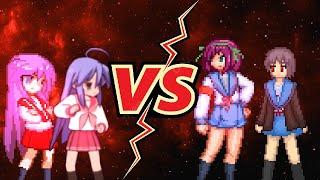 Team Konata VS Team Haruhi | MUGEN FLAME Battle 2v2 Ep. 14