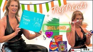 Try treats Trytreats Tasting Box Ireland unboxing and Tasting Fun w/ Discount Code YUM Chips