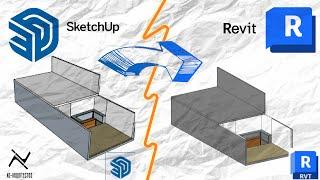 3 MANERAS  de exportar tus archivos de SKETCHUP  a  REVIT‍️| x NZ ARQ