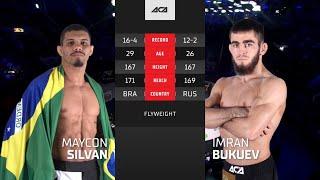 ACA 130: Майкон Силван vs. Имран Букуев | Maycon Silvan vs. Imran Bukuev