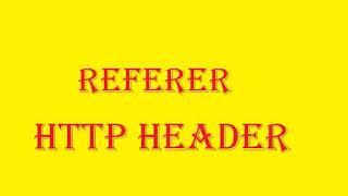 Referer http header