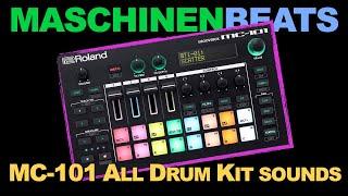 Roland mc-101 All Drum-Kit Sounds (Factory)