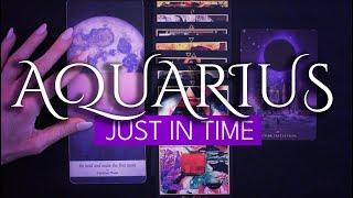 AQUARIUS TAROT READING | "THE LUCKY SHIFT YOU DIDN'T SEE COMING!" JUST IN TIME