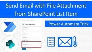 How to send Email with File Attachment from SharePoint List when Item is created?