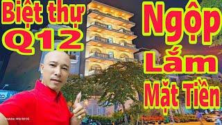 Biệt Thự Sài Gòn Q12 Đúc 3 Lầu Mặt Tiền Lớn Vừa ở vừa KD Gần Chợ Đại Gia Bán Rẻ  | #bietthusaigon