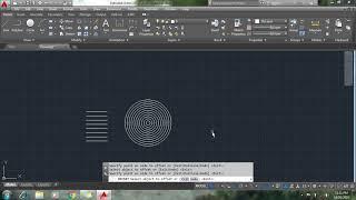 Offset command in autocad