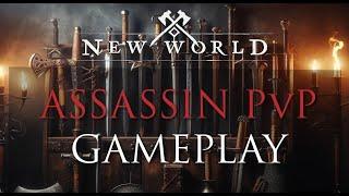 Assassin Light Melee (Greatsword/Hatchet) PvP Gameplay | New World
