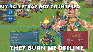 Lords Mobile - RALLYTRAP GET BURNED! THEY COUNTERED MY RALLY TRAP!