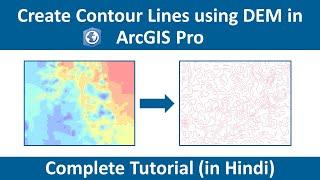 How to create contour lines in ArcGIS Pro | Generating contour lines using ArcGIS Pro