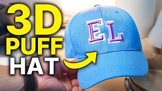 How to Achieve Perfect 3D Hat Embroidery Machine | Tajima SAI Tutorial