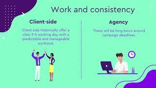 18. Working at and Agency vs Client-side.