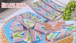 RESEP KUE LAPIS TENUN || LEMBUT, KENYAL dan CANTIK...