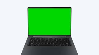 Green screen effects - Computer,Notebook green screen - Intro effects video