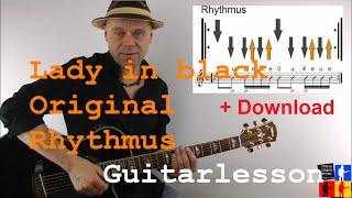 Lady in black original Rhythmus mit Buch-Tipp Gitarre lernen