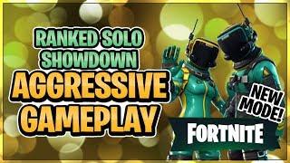 Ranked Solo Showdown - Aggressive Gameplay (Fortnite Battle Royale)