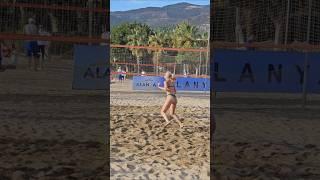 Turkey Alanya. Cleopatra Beach. Volleyball. 