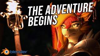 The Dragon's Adventure Begins - Blender Animation Teaser