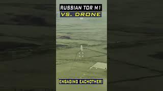 Fight b/w TOR M1 missile system and Drone #drone #airdefense