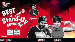 Sumit Anand and Neeti Palta at Canvas Laugh Club, Gurgaon