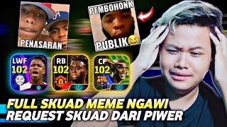 GUA SUSUN SKUAD PEMAIN HITAM DI EFOOTBALL 2024 MOBILE!! SKUADNYA BAGUS BANGET REK