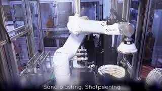 ALPROBOTIC Cellule robotisée de sablage - Robotic sandblasting