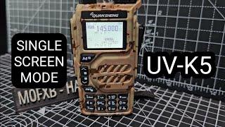 UV-K5 - Manuale IJV , Firmware - Single Screen