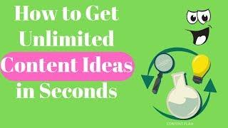 How to Get Unlimited Content Ideas in Seconds || Ninjapreneur