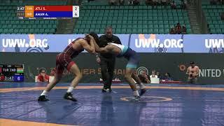 Round 5 FS - 61 kg: S. ATLI (TUR) v. A. AMAN (IND)