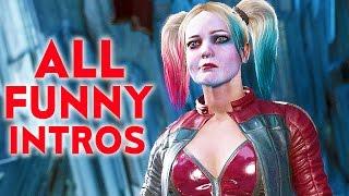 INJUSTICE 2 ALL Funniest Intros Dialogues Funny Character Banter Interaction Part 2