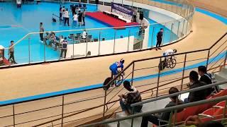 Ronaldo Singh India  korea Final Sprint for Gold  Asian track cycling championship 2019-20 korea