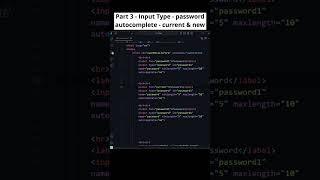 Master HTML Input Password: New-Age Autocomplete Tips! #htmlform #codewithmayur