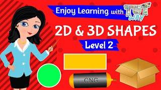 2D & 3D Shapes | Math | Grade 1 & 2 | TutWay