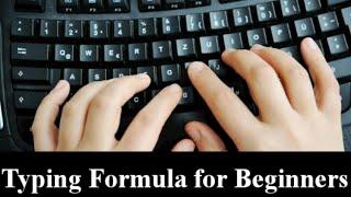 Typing Formula For Beginners