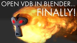 How to Import OpenVDB files in Blender