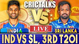 Live: IND Vs SL, 3rd T20I, Pallekele | Live Scores & Commentary | India vs Sri Lanka | Last 4 Ov