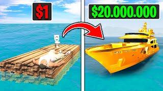 BOTE de $1 VS BOTE de $20.000.000 en GTA 5