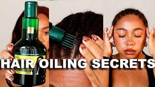 HAIR OILING ROUTINE FOR EXTREME HAIR GROWTH! How to properly oil hair for hair growth