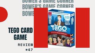 Bower's Game Corner #47: Tego Card Game Review