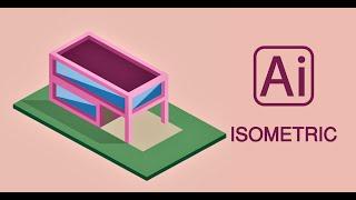 How To Make Simple Isometric House in Adobe Illustrator