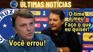 MAURO CEZAR REVELOU ALGO MUITO GRAVE no CRUZEIRO! PEDRINHO e  MATTOS SABEM DISSO!