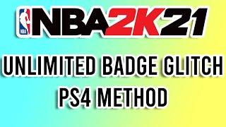 NBA 2K21 NEW BADGE GLITCH METHOD - WORKING 9.25.20 [WORKING ON PS4]