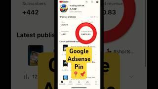 Google Adsense  aa gya hai #adsense #shorts #viralshort #reels