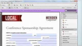 Creating fillable forms using Acrobat X