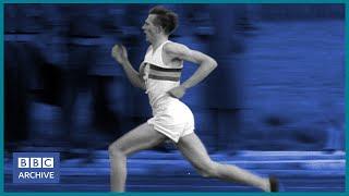 1954: Roger BANNISTER runs the first ever 4 MINUTE MILE | Newsreel | Classic BBC Sport | BBC Archive