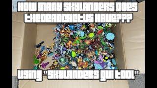 How Many Skylanders Do I Have??? Counting My Skylanders using "Skylanders GUI Tool"