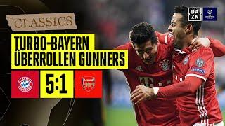 Bayrische Machtdemonstration: FC Bayern - FC Arsenal 5:1 | UEFA Champions League | Classics | DAZN