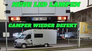 Camper schon wieder defekt jetzt reicht es neue Led Lampn verbauen