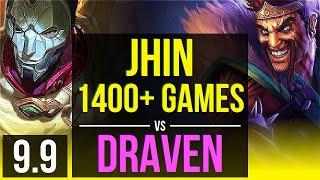 JHIN & Pyke vs DRAVEN & Sona (ADC) | 1400+ games, KDA 9/2/7 | NA Grandmaster | v9.9