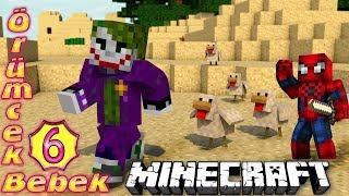 ÖRÜMCEK BEBEK VE JOKER MİNECRAFT SURVİVAL MACERASI