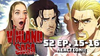 THORFINN vs SNAKE pt.2!!! VINLAND SAGA S2 Episodes 15 & 16 REACTION